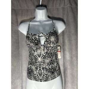 SALT+COVE Juniors Keyhole Tankini Size XS